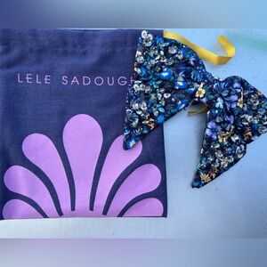 Lele Sadoughi Liberty Crystal Bow Barrette